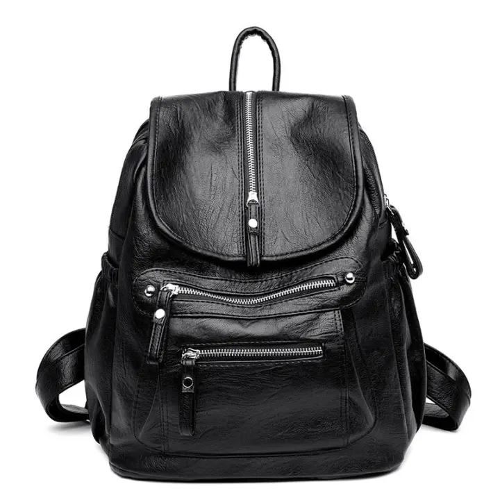 Bolso de mujer informal de moda de estilo coreano, bolso escolar de gran capacidad, mochila de viaje individual - 1