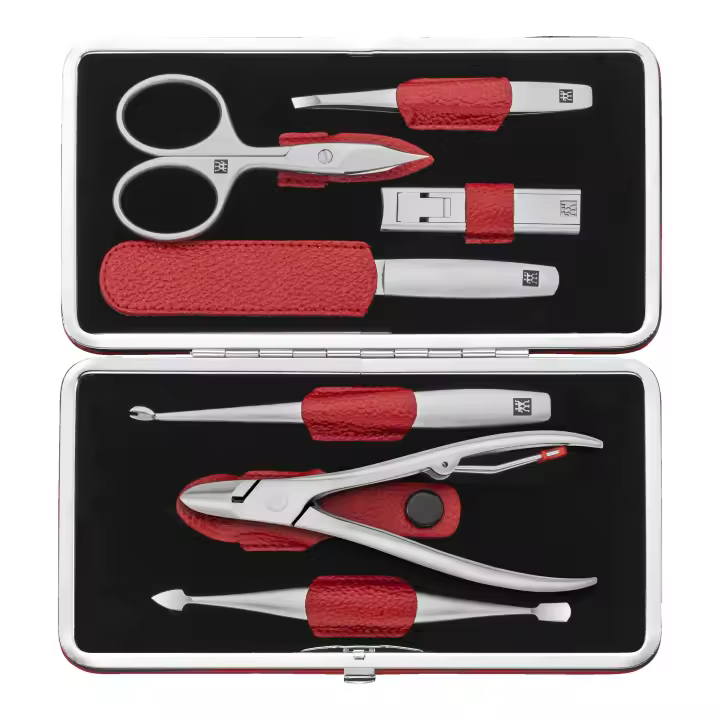 ZWILLING PREMIUM Estuche con cierre a presión 8-pzs, Rojo - 1