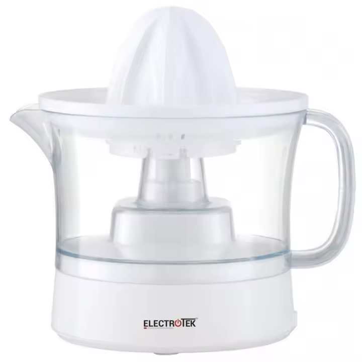 Exprimidor Eléctrico 25W con Jarra de 0.5L Disfruta de Jugos Frescos en Casa Prepara deliciosos jugos con este exprimidor eléctrico de 25W y jarra de 0.5 litros, diseñado para una extracción eficiente y práctica. - 1