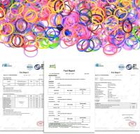 200pcs Bandas Elásticas De Doble Color Para Hacer Pulseras Y Collares DIY Regalo Para Niñas Herramienta De Tejido Loom - details 1