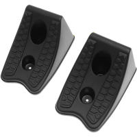 1pc/2pcs Choc De Rueda De Goma Antideslizante Triangular De Alta Resistencia Para Camiones RV Caravana Camión Estacionamiento De Coche - details 2