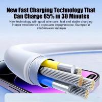 Cable USB-A a Lightning, cable de carga rápida de 2,4 A para teléfono móvil - details 2