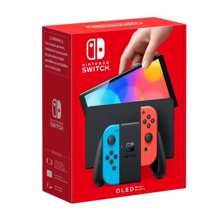 Nintendo Switch – Modelo OLED -Versión Hong Kong + Adaptador Euro - 1