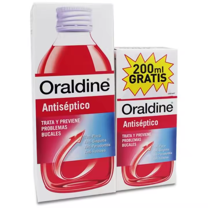 Oraldine Colutorio Antiséptico 400Ml + 200Ml - 1