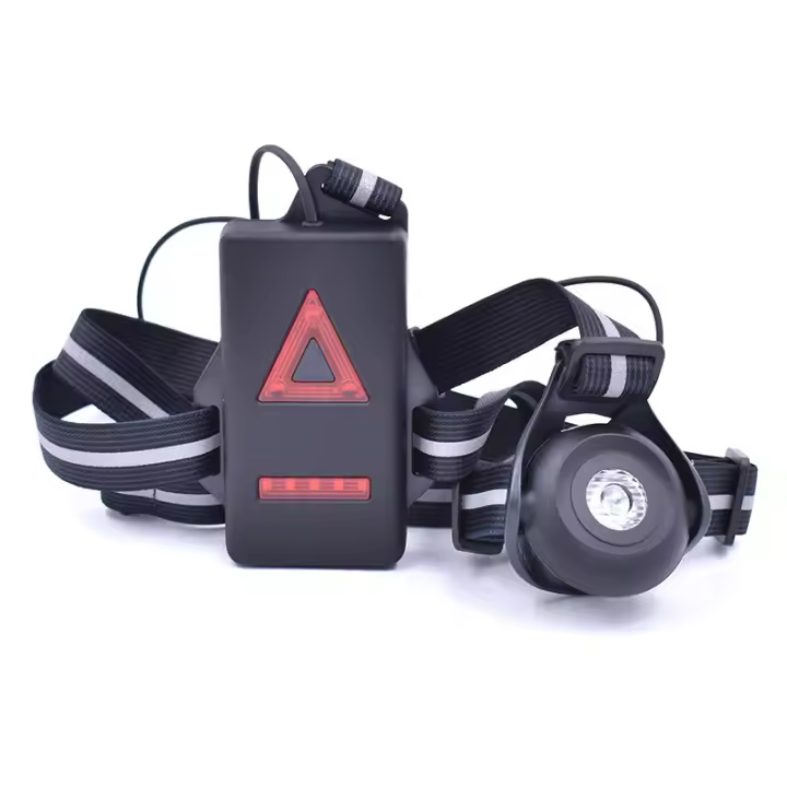 Lámpara De Pecho LED Para Correr Por Noche Recargable Por USB Luz De Advertencia Trasera Para Camping Senderismo Correr Y Aventura - 1
