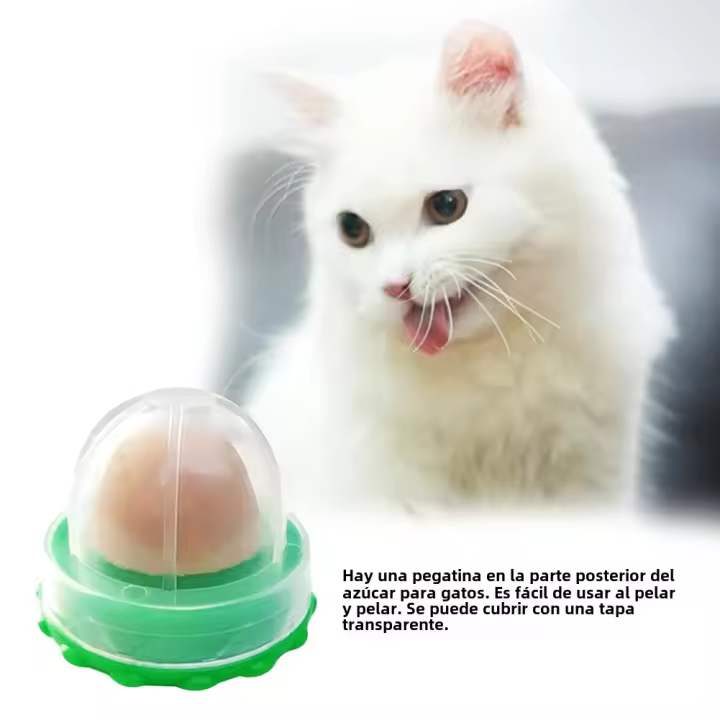 Bola De Energía Para Gatos Con Hierba De Sapo Alimento Para Gatos Jóvenes Snack De Azúcar Y Salmón Aumenta El Consumo De Agua - 1