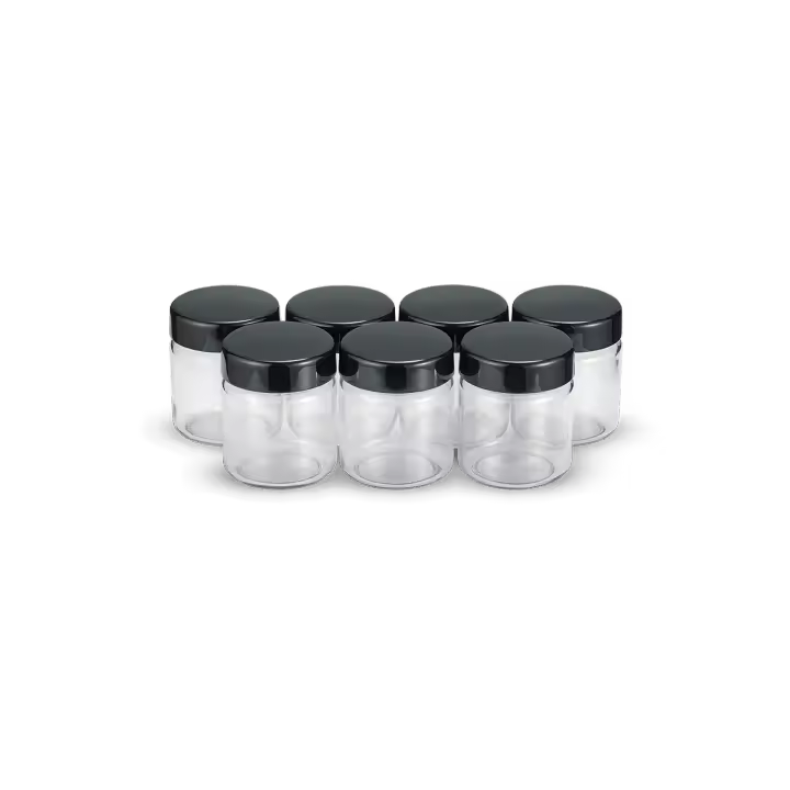 SEVERIN - Tarros de Yogurt de Vidrio con Tapa Antigoteo, Gris Oscuro, EG 3514 - 1