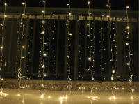 Luces De Ceniza LED Para Navidad 3x1/3x3/2x2m Decoración De Hogar Y Jardín Para Bodas Y Fiestas Luz De Navidad Blanca Cálida - details 1