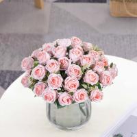 10 Rosas De Seda Artificiales Para Scrapbooking Flores Para Decoración De Hogar Y Fiestas Boda Aniversario Regalo De Navidad - details 20