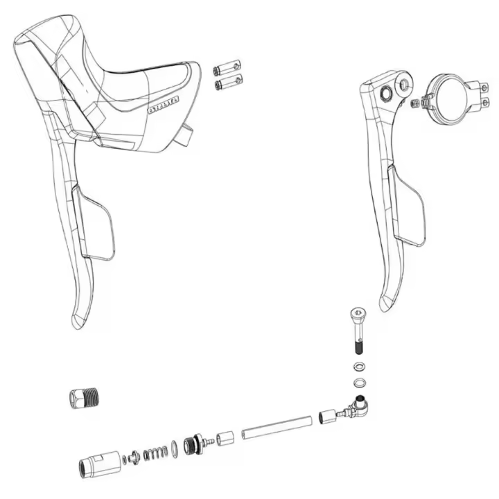 Sram Maneta De Freno Izquierda Con Cambio Electrónico Dual Command Apex Etap Axs Disc - 1
