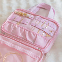 Flamingueo Neceser Colgante Neceser Mujer Terry Neceser Maquillaje Organizador Estuche Maquillaje Neceser Viaje Neceser Grande Makeup Bag - details 6