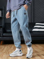 Jeans De Jogger Para Hombres Talla Grande 6XL 7XL 8XL Streetwear Negro Azul Pantalones Cargo Casuales Elásticos De Algodón Con Estiramiento Jeans Taper Baggy - details 4