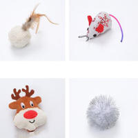 Juguetes Navideños Para Mascotas Juguete Divertido Para Gatos Masticable Y Ruidoso Set De Juguetes Para Perros Y Gatos Regalos De Año Nuevo Juguetes Calientes De Plástico - details 3