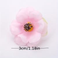 50Pcs Cabezas De Rosas Artificiales Multicolores Miniatura En Seda Para Decoración De Hogar Bodas Artesanía Wreath Regalos Accesorios - details 0