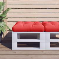 vidaXL Cojín para sofá de palets de tela 58x58x10 cm en color Beige/Gris/Taupé y más | acolchados duraderos para sofás de jardín terraza exterior - details 3