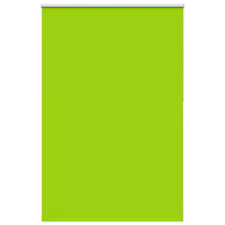 vidaXL Estor Enrollable Opaco hojas verde 150x230cm Tela Ancho 146,6cm - 1