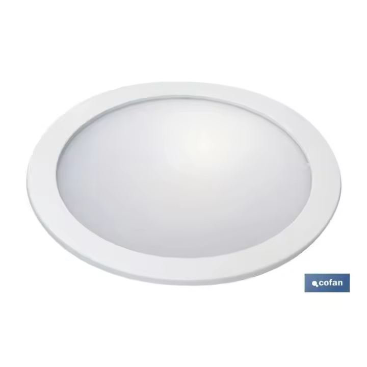 Downlight empotrar blanco 3w ø90 mm - 1