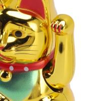 Adorno De Gato Felino Solar Iluminación Inducción Brazo Balanceante Estatua Japonesa De Suerte Para Decoración De Casa Coche Oficina - details 13