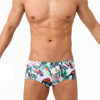 Nueva Ropa De Baño Para Hombre Moda 2023 Pantalones De Natación Estampados Con Push-up Elásticos Y Cómodos Para Playa Y Surf Con Cierre De Cordón - details 7