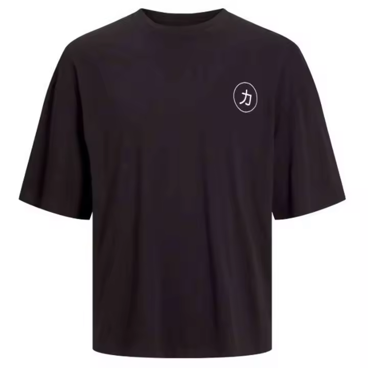 Camiseta de Manga Corta Jack&Jones Dragon para hombre en color negro - 1