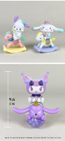 Figura De Acción Sanrio Con Corazón Infantil Muñeca De Anime Kuromi Para Niñas Muñeco De Juguete Trendy De Melodía Y Perro Tipacha - details 1