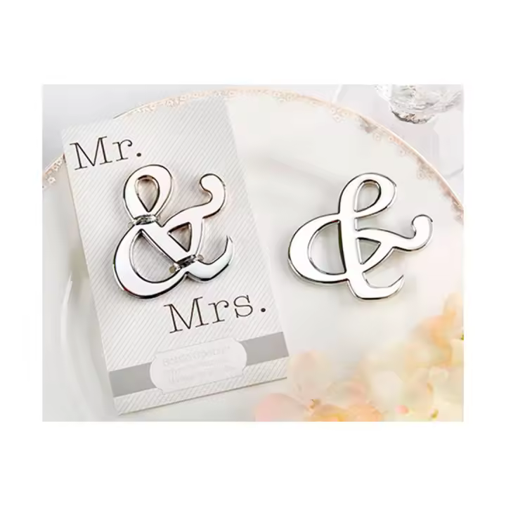Lote de 20 Abrebotellas Sí­mbolo de Unión en sobre regalo - Abre botellas abridores para Detalles y regalos de bodas Unisex Hombres originales - 1
