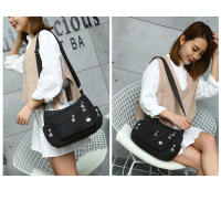 Bolso De Hombro Para Mujer Nylon Impermeable Gran Capacidad Bolso Bandolera Casual De Viaje Bolso De Mano De Alta Calidad - details 0