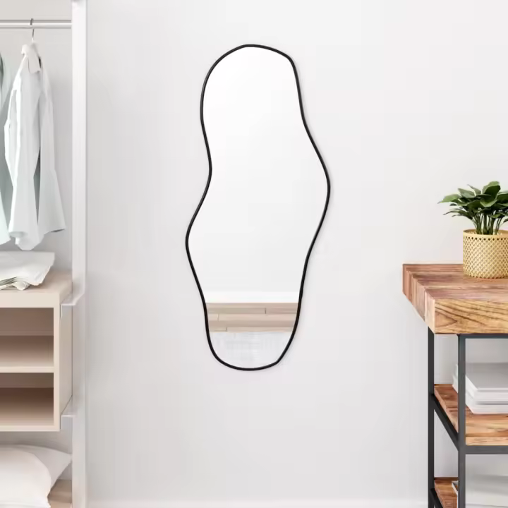 vidaXL Espejo de Pared Dorado Colgante Dormitorio Tocador Salón Decoración Color Dorado,  Negro,  Plateado y mas - 1