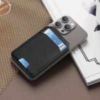 Cartera De Tarjetas Magsafe Con Soporte Para Teléfono PU Cuero Magnético Compatible Con iPhone 13/14/15/16 Estuche Protector Con Trípode - details 1