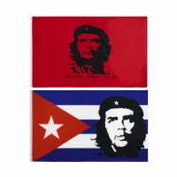 Bandera De Cuba Con Héroe Ernesto Guevara Y Bandera Heroica 90x150 Cm FLAGLINK Decoración Para Interiores Y Exteriores - details 0