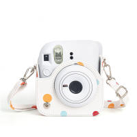 Funda De Cuero PU Y Silicona Suave Para Polaroid Instax Mini12 Cámara Portátil Bolsa Protectora Para Fujifilm Estilo Bolso - details 5