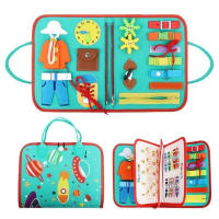 Libro De Actividades Montessori Para Niños Viaje Juguete Silencioso Educativo Sensorial Libro De Aprendizaje Ocupado Para Edad 3-12 Años - details 9