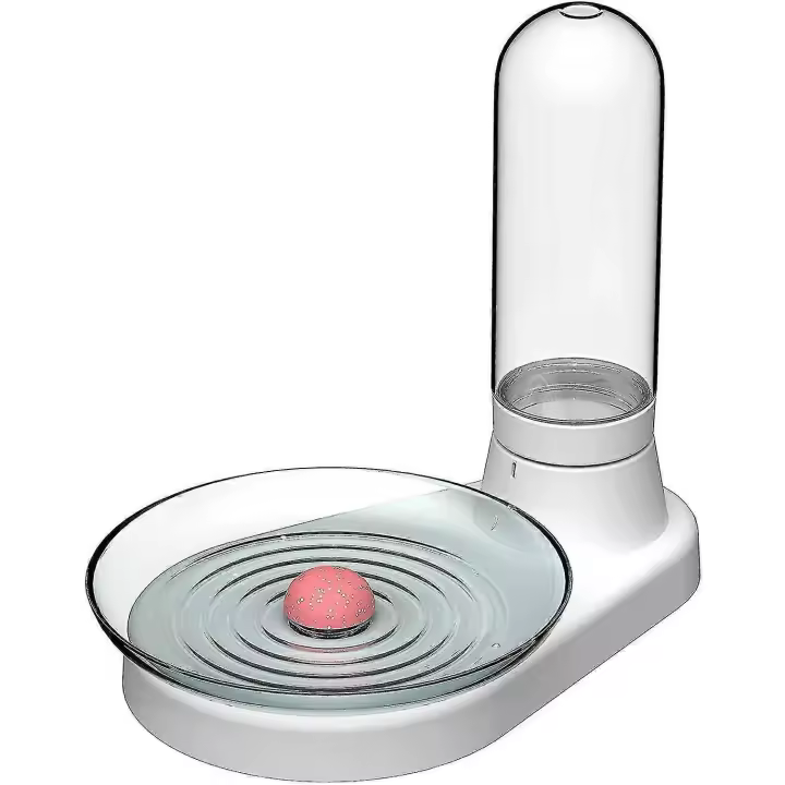 Fuente de Agua Potable para mascotas automática Silenciosa para tener a sus Gatos y Perros with Agua Limpia todos los días Fuente de mascotas no Eléctrica-Fuente de Gato sin filter - 1