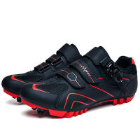 Zapatos De Bicicleta De Montaña Para Hombres Suela Rápida Compatible Con Sistema SPD Para Interior Y Exterior Transpirables De Cuero Con Lining De Lycra Y Suela De Goma - details 7