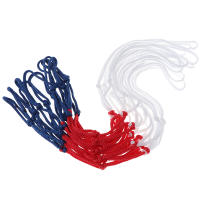 Red De Baloncesto Duradera De 48cm Tejido De Nylon Tri-Color Universal Reemplazo Para Rama De Baloncesto Mesh Compatible Con Todas Las Horquillas De Baloncesto - details 3