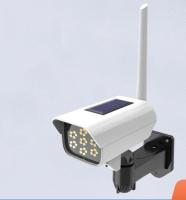 Luces solares LED con Sensor de movimiento, cámara ficticia de seguridad, luz de pared inalámbrica para exteriores, luz de inundación IP65, lámpara Solar Led impermeable - details 12