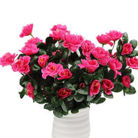 Rosa Silken Artificial Roja Para Otoño Resistente Al UV Decoración De Hogar Pequeña Para Jardín Estilo De Flores Silken - details 1