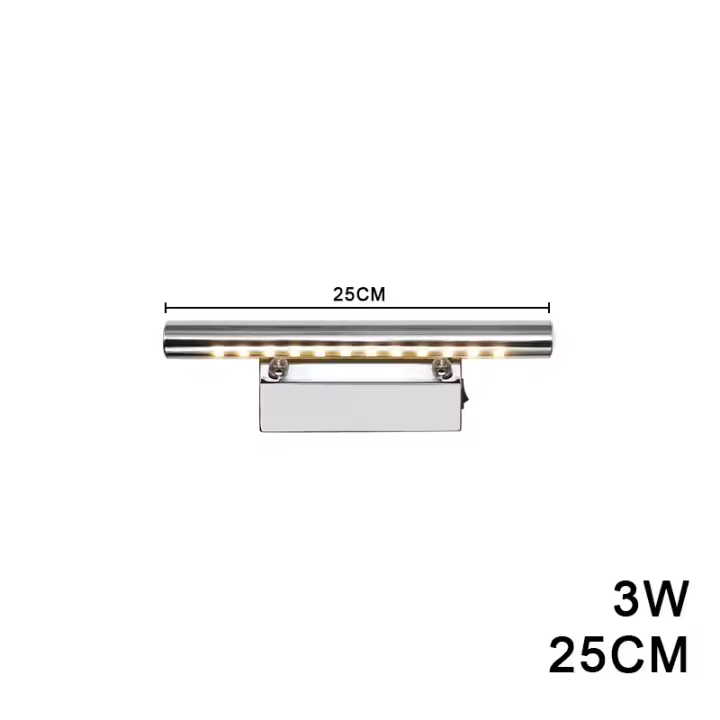 Lámpara De Espejo LED Para Baño 3W 5W 7W 110V 220V Luz De Pared Moderna Para Espejos De Baño Y Cocina Instalación En Pared - 1