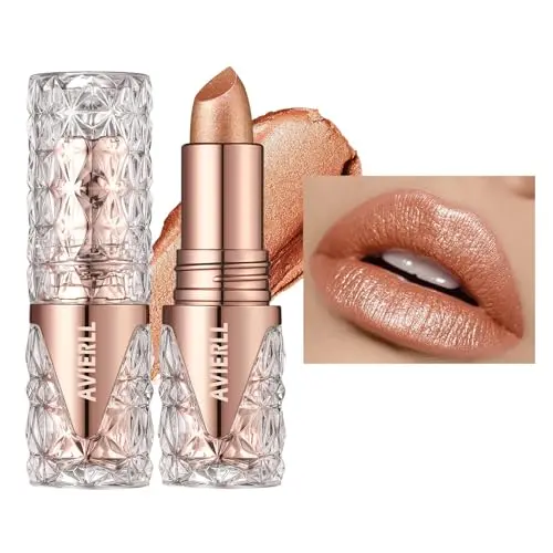 Bálsamo labial perlado resistente al agua y brillante de larga duración (5 unidades, 0,13 oz) - 1