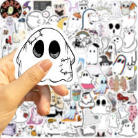 100pcs Pegatinas De Fantasma Lindo Impermeables Para Botella De Agua Y Portátil Pegatinas Pequeñas De Fantasma Divertido Para Decoración - details 5