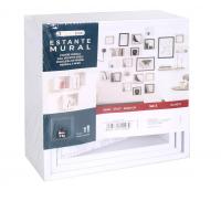STARLEY - SET3 Estantes Cubo de Pared , Blanco rganizadores de Almacenamiento de Cubos 24/27/30 - details 5