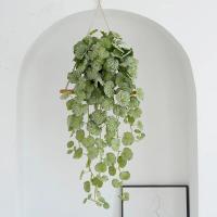 Planta Artificial De Pared Scindapsus 40-70cm Hojas De Hierba Falsa De Seda Para Decoración De Jardín Y Hogar Vines De Begonia Y Pino Fern - details 2