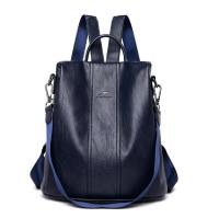 Mochila De Piel antirobo para Mujer, vintage Bolso de Hombre, mochila Viaje Alta capacidad - details 4