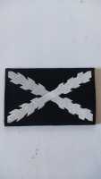 Parches bordados de tela con bandera CRUZ BORGOÑA - Medidas 8x5 cm - details 3