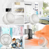 Ventilador Oscilante con mando a Distancia, Ventilador Sobremesa Giratorio con Control de Remoto, 17w Ventilador Silencioso Potente Ventilador Circulación de Aire, 6 Velocidades, 7 Horas Temporizador, 70° Oscilante,Ventilador Portátil para Hogar, Trabajo - details 9