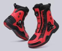 Botas De Motocicleta Para Hombre Y Mujer Microfibra Cuero Anticolisión Protección De Tornillo Zapatos De Motocross Moto Racing - details 24
