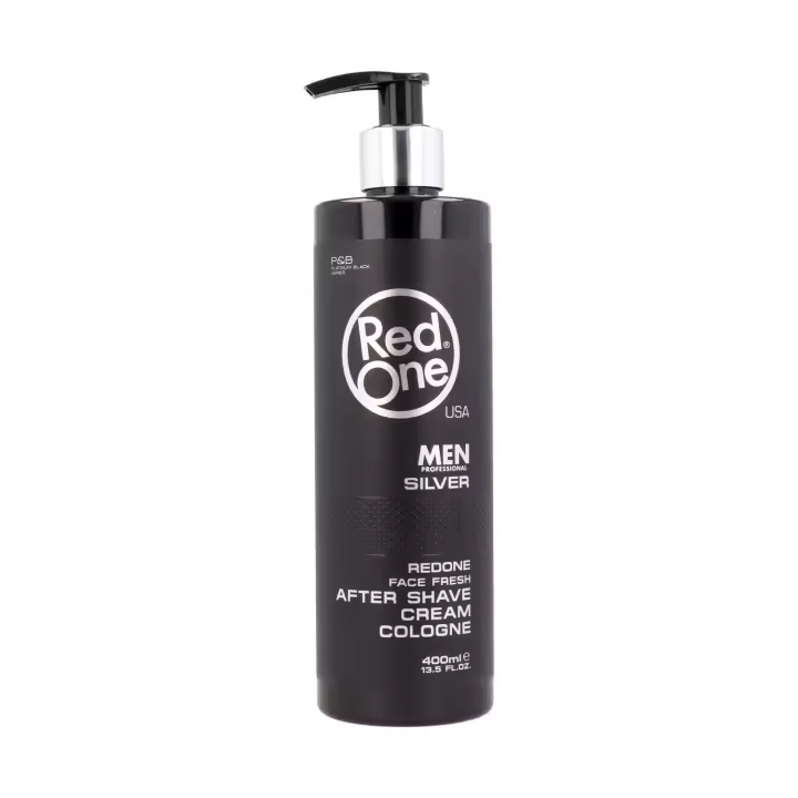 Red one men after shave crema cologne silver 400 ml, crema para después del afeitado silver. - 1