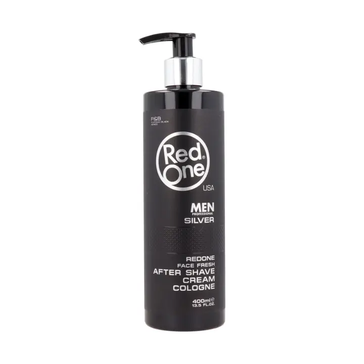 Red one men after shave crema cologne silver 400 ml, crema para después del afeitado silver. - 1