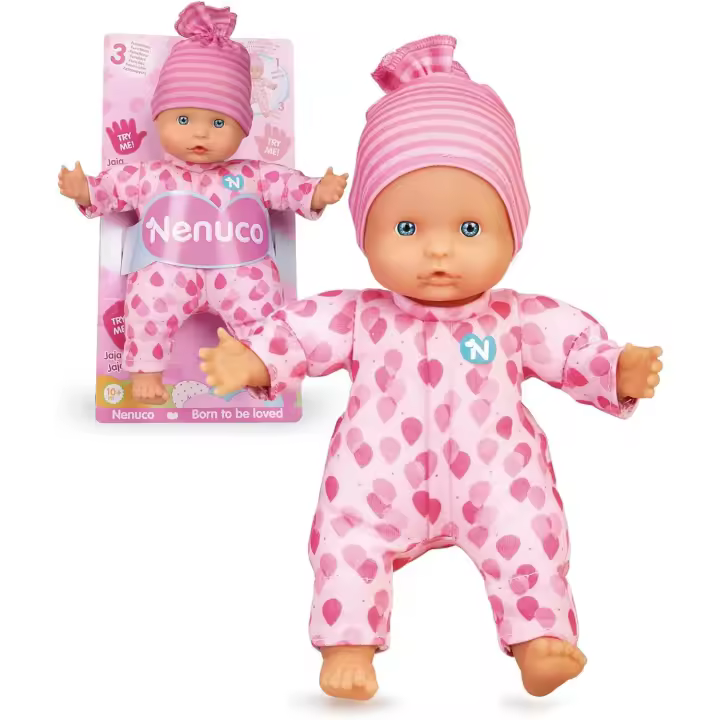 Nenuco - Muñeco Blandito 3 Funciones, Hace Sonidos de bebé, para niños a Partir de 10 Meses, (Famosa NFN85000) - 1