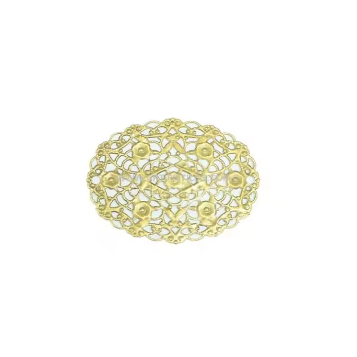Filigrana de Latón 49 X 40 Mm para Sombreros - Broches y Abalorios - 1